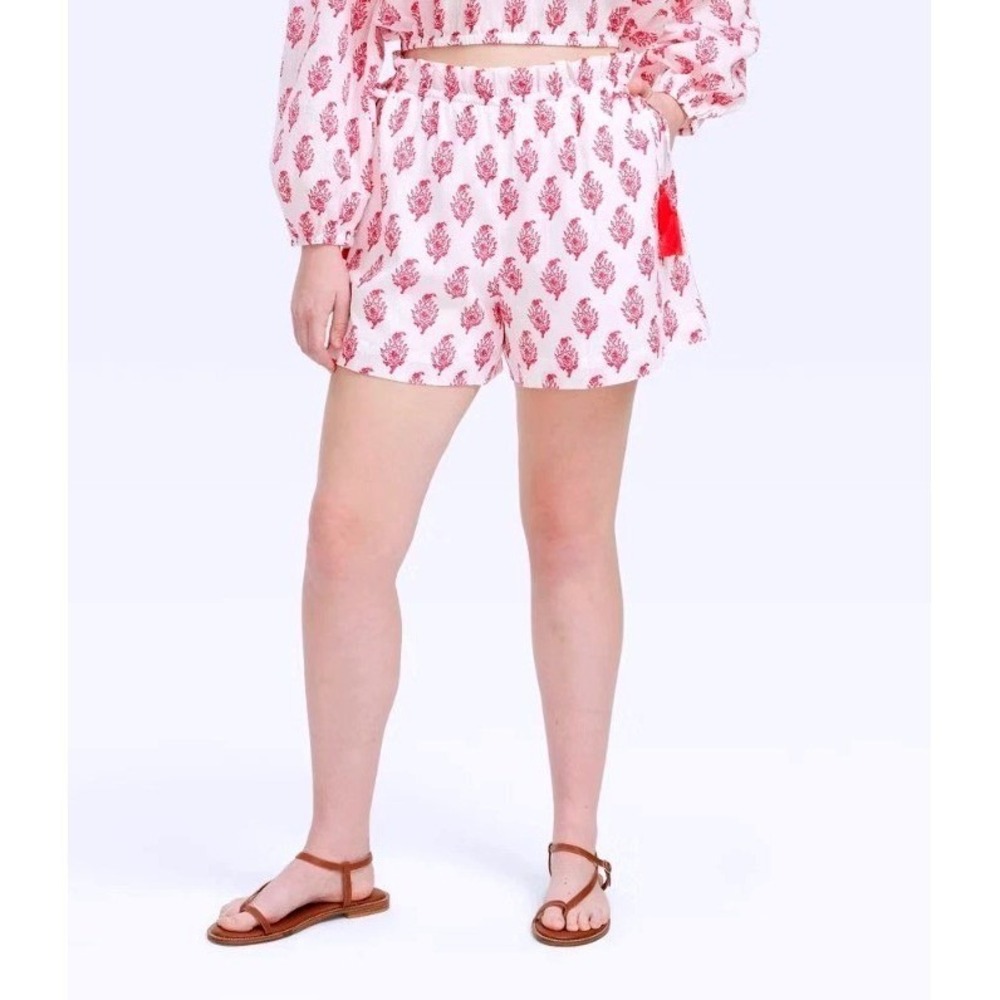 Roller‎ Rabbit x Target Womens Large Side Tie Beach Pull On Shorts NWT